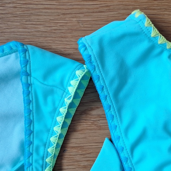 Limeapple Girls' Bethany Geo Embroidered Two Piece Swimsuit-NEW - Picture 5 of 5